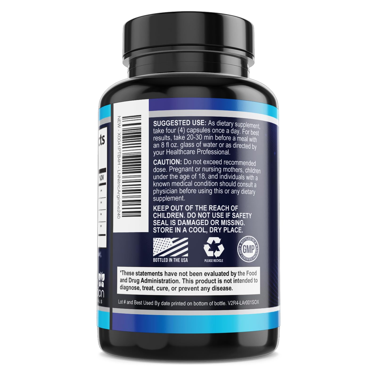 Health Nutrition Naturals certificado cGMP y resultados de pruebas de terceros, confianza en calidad