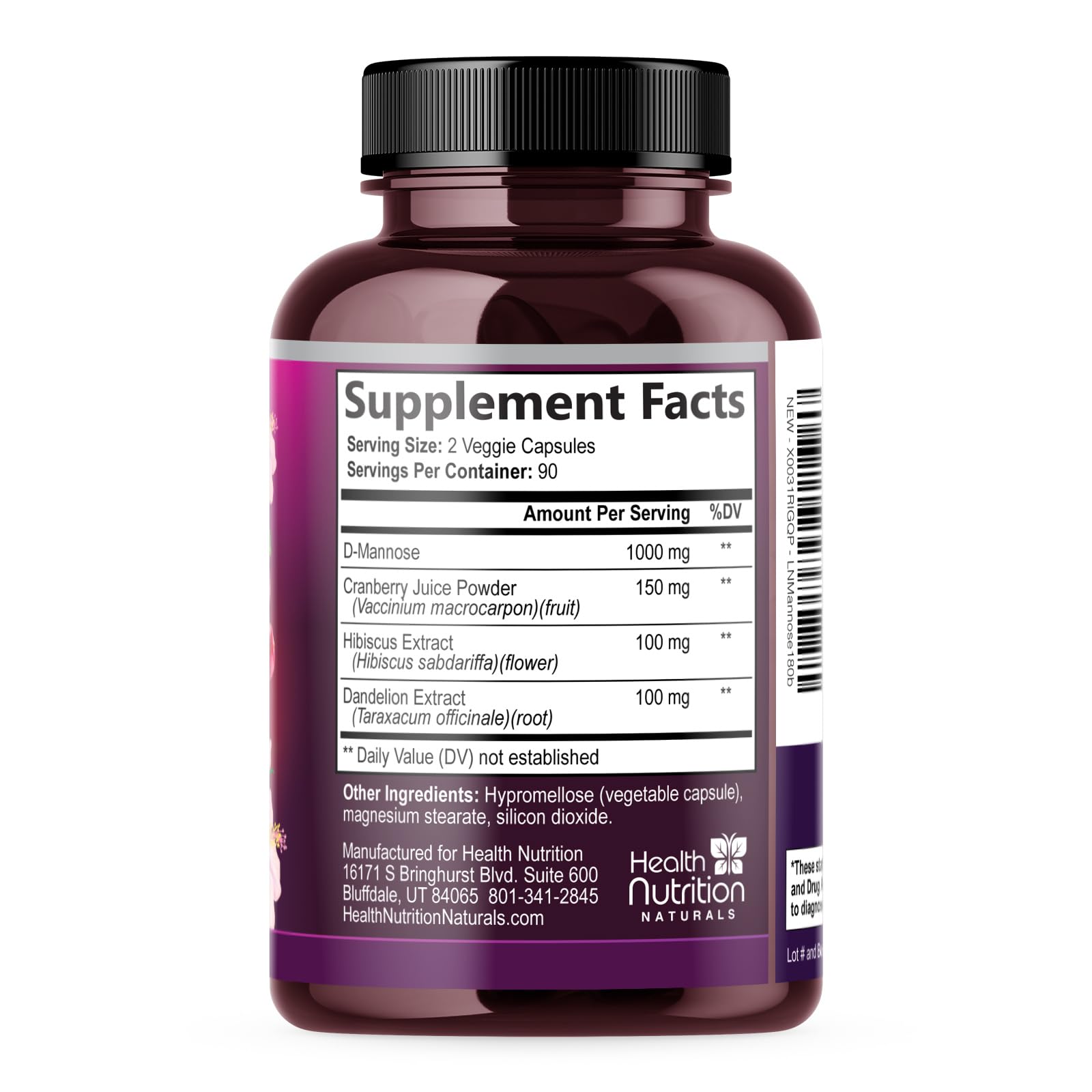 Health Nutrition Naturals sello GMP y certificado de fabricación para confianza de calidad