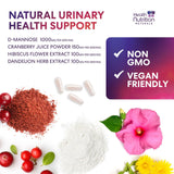 Health Nutrition Naturals comparación de tamaño del frasco junto a objetos cotidianos