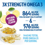 Health Nutrition Naturals etiqueta nutricional enfocada en EPA y DHA concentrados