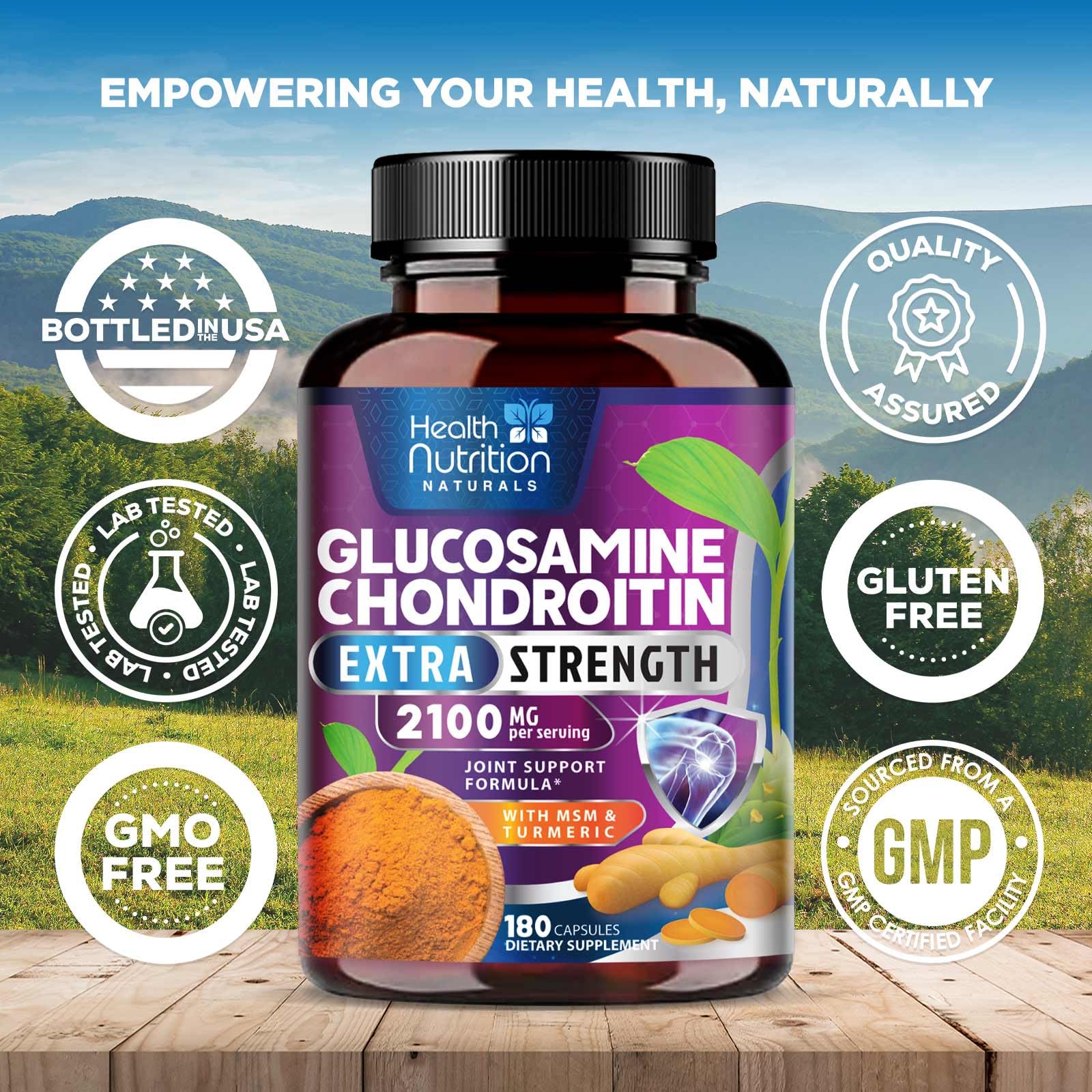 Health Nutrition Naturals etiqueta con ingredientes principales que clarifica la formulación