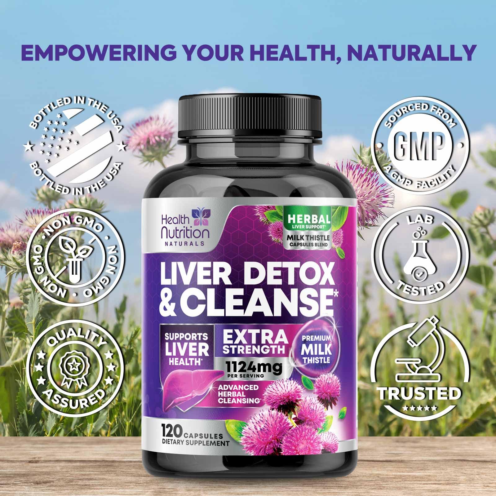 Health Nutrition Naturals etiqueta nutricional y lista de ingredientes visible