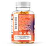 Health Nutrition Naturals primer plano de gomita masticable enfatizando sabor