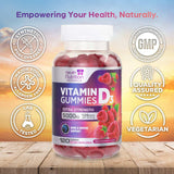Health Nutrition Naturals gomitas dentro de botella mostrando cantidad y formato
