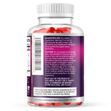 Health Nutrition Naturals gomitas junto a frutas berry resaltando sabor natural
