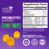 Health Nutrition Naturals detalle de textura de gomitas mostrando aspecto apetecible