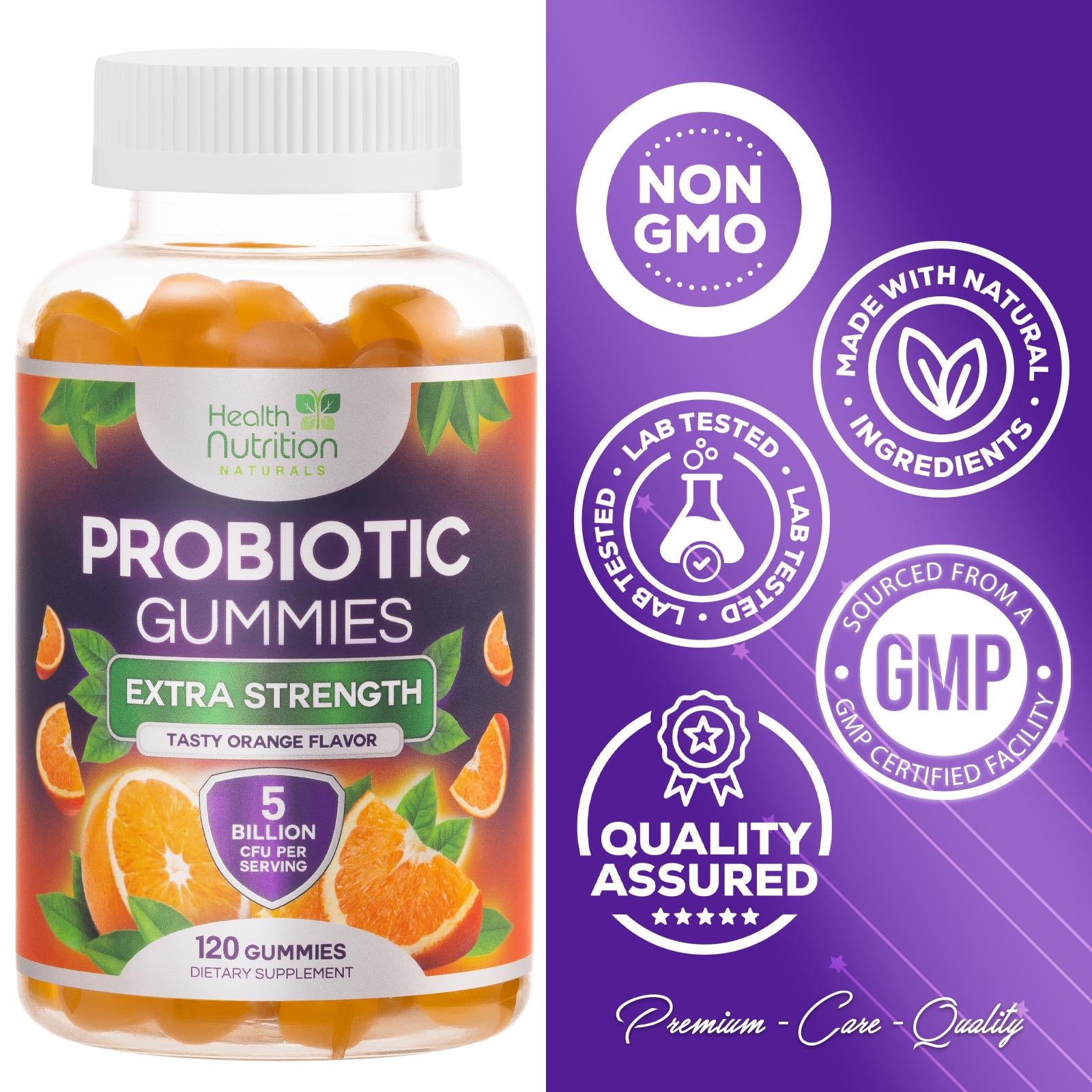 Health Nutrition Naturals etiqueta de ingredientes y tabla nutricional legible