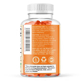 Health Nutrition Naturals imagen comparativa indicando la cantidad de 120 gomitas