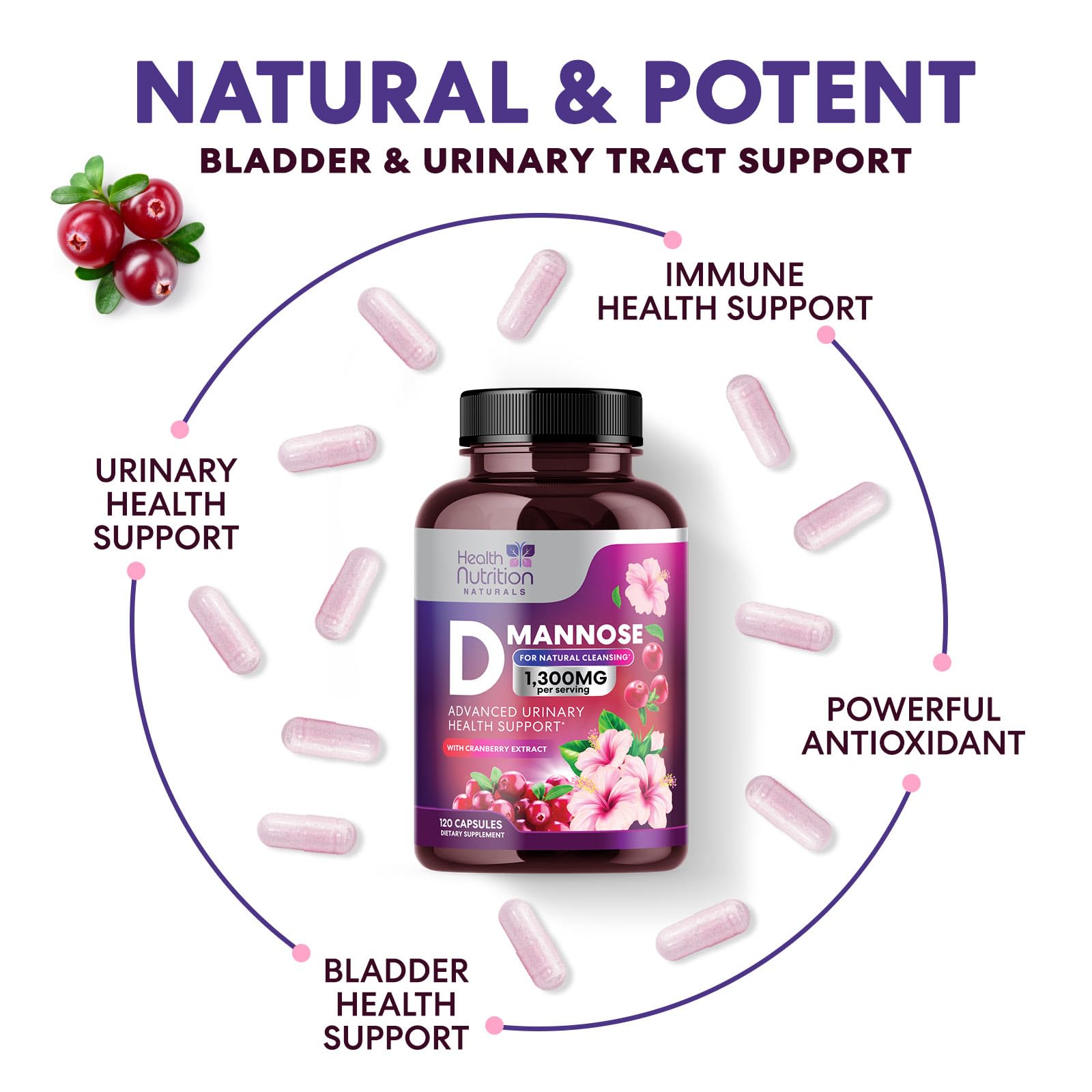 Health Nutrition Naturals persona tomando cápsula integrándola al día