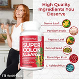 Health Plus etiqueta con ingredientes y advertencias legibles