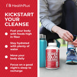 Health Plus primer plano de cápsulas para ver textura y calidad