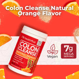 Health Plus mezcla en un vaso con agua lista para beber y sabor agradable