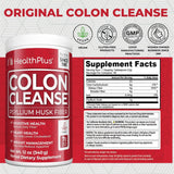 Health Plus detalle de psyllium husk mostrando fibra natural