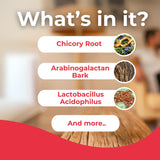 Health Plus etiqueta con ingredientes y beneficios visibles al consumidor