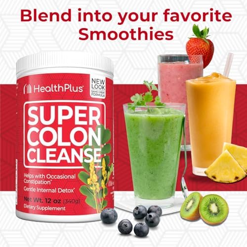 Health Plus psyllium husk en cucharada que ayuda tránsito suave