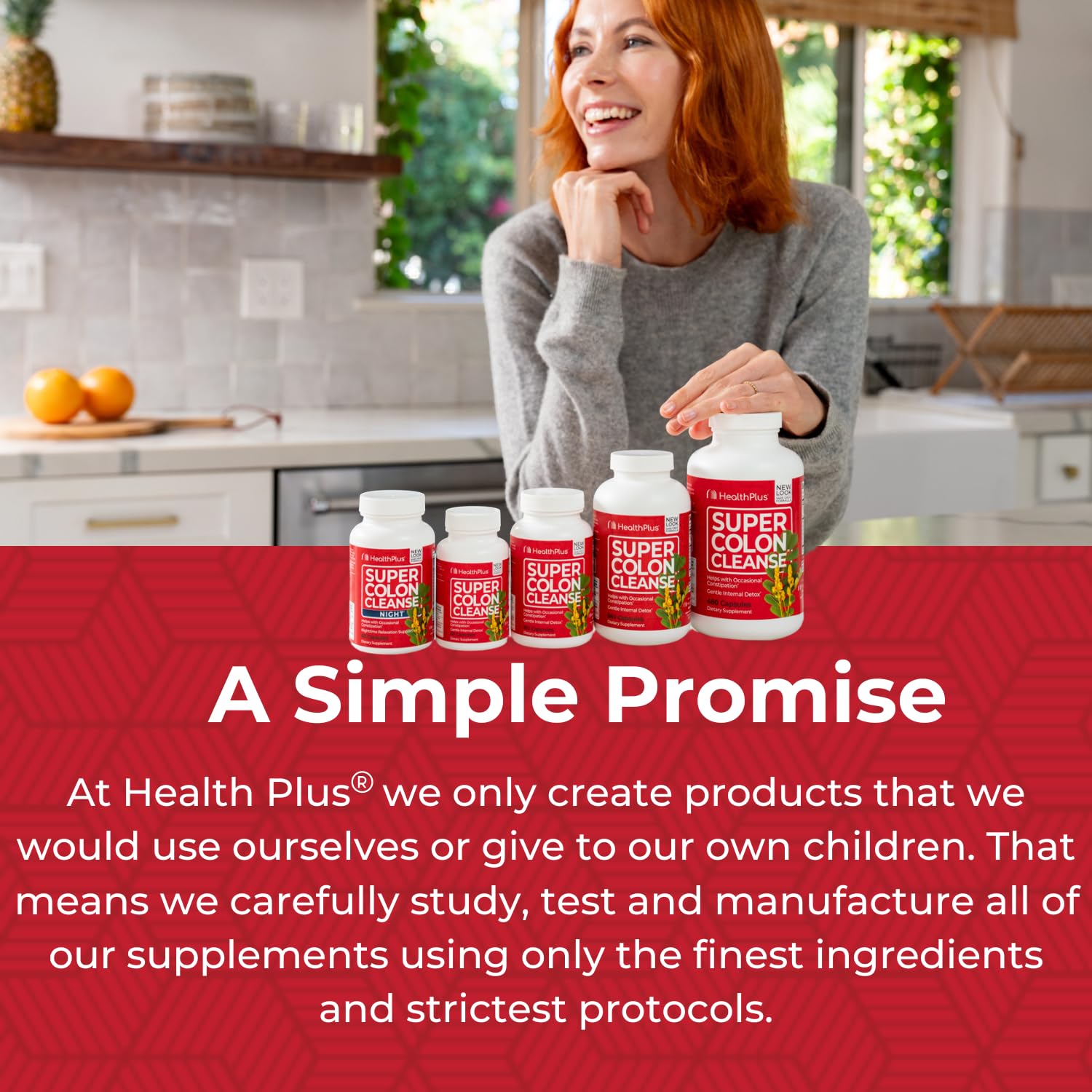 Health Plus escena lifestyle con producto en preparación diaria