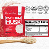 Health Plus primer plano del polvo fino que facilita mezcla rápida