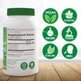 Health Thru Nutrition cápsula en mano para comparar tamaño y dosificación