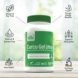 Health Thru Nutrition cápsula en mano para comparar tamaño y comodidad de uso