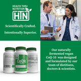 Health Thru Nutrition etiqueta con información de 150 mg y calidad cGMP