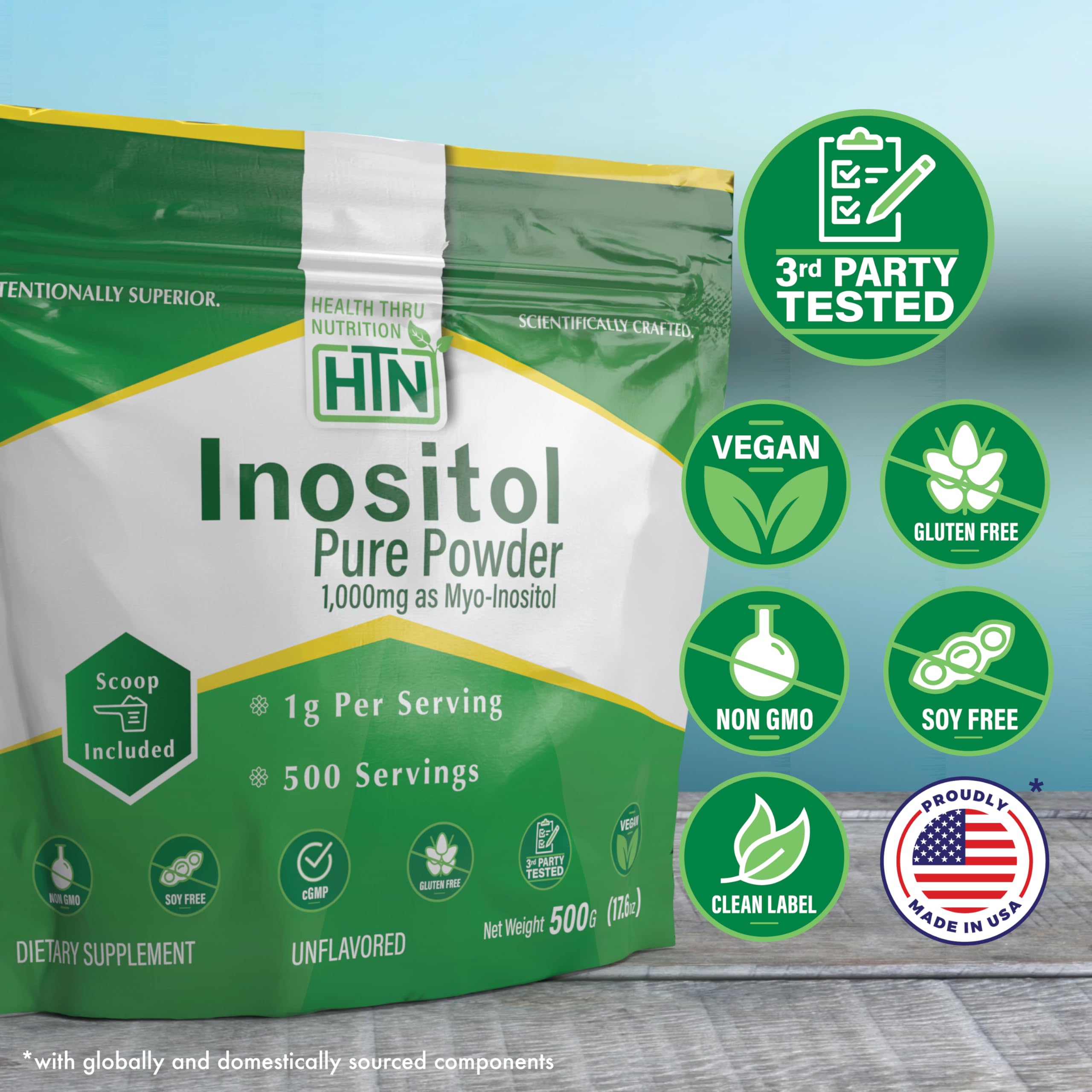 Health Thru Nutrition cuchara medidora con 1 g lista para uso preciso diario