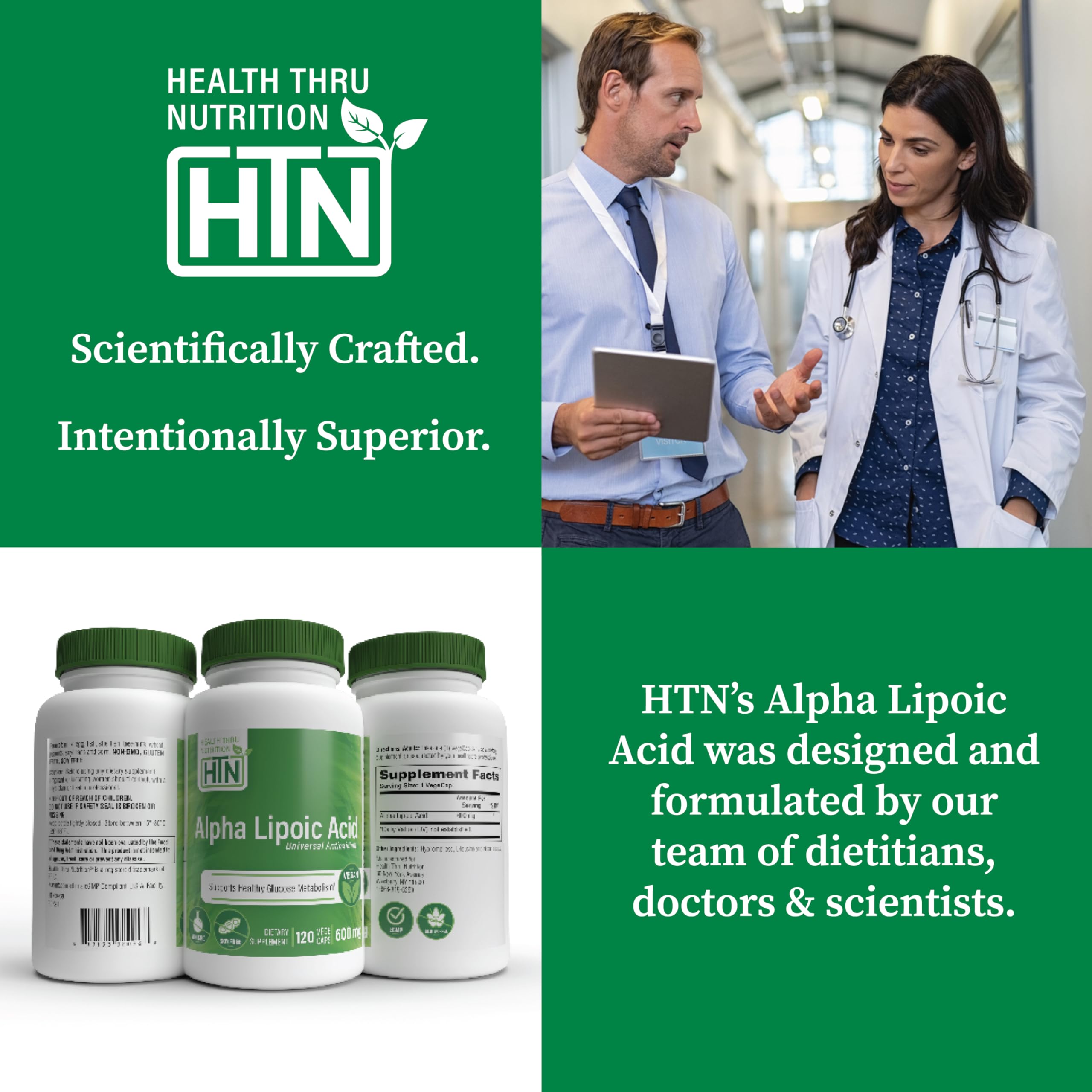 Health Thru Nutrition producto en escena de estilo de vida saludable
