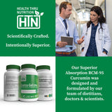 Health Thru Nutrition etiqueta con BCM-95 destacando ingrediente patentado y confianza