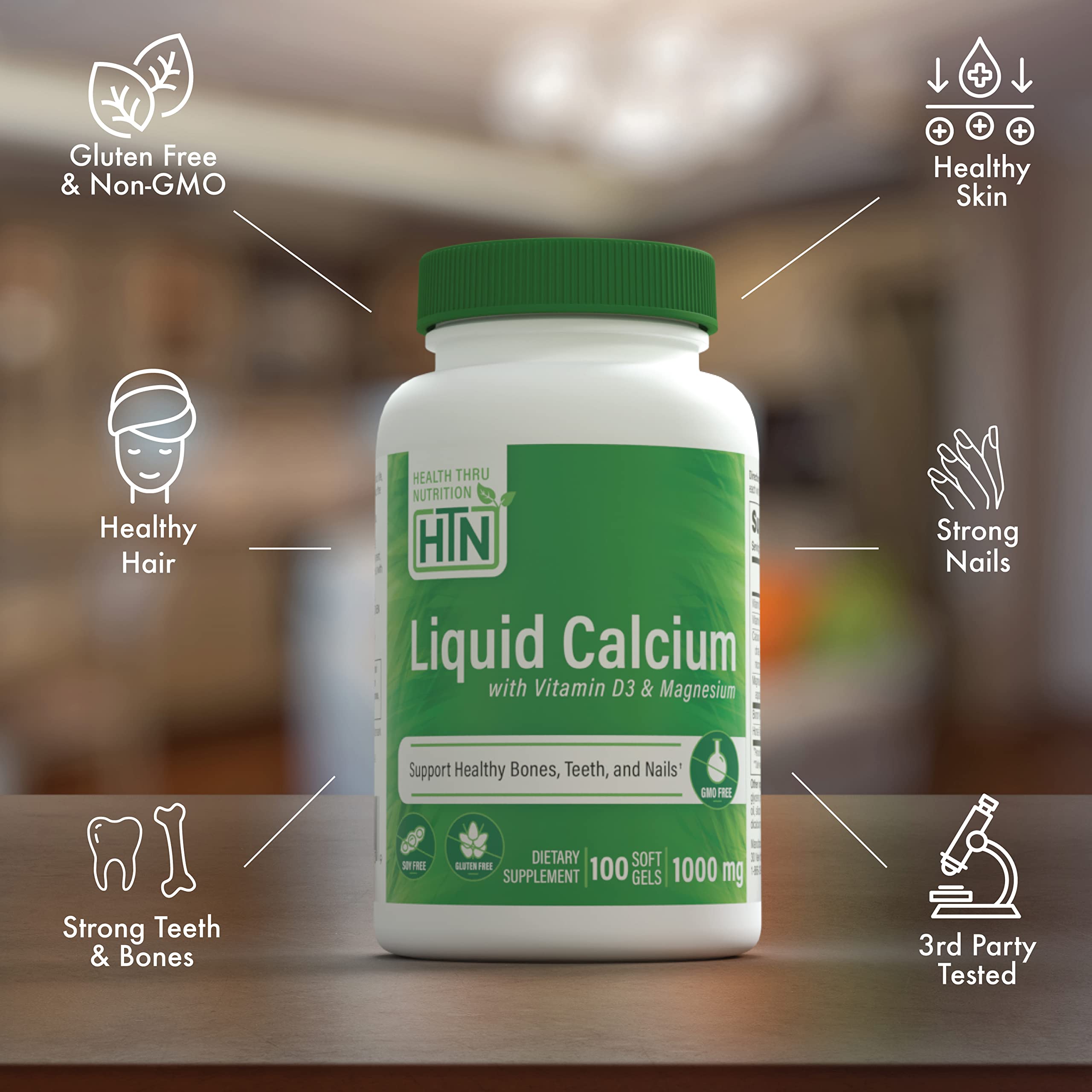 Health Thru Nutrition etiqueta de ingredientes clara para verificar dosis