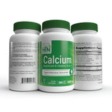 Health Thru Nutrition etiqueta con lista de ingredientes clave legible, beneficio de transparencia informativa