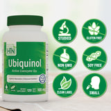 Health Thru Nutrition etiqueta que destaca Kaneka QH y seguridad del ingrediente