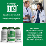Health Thru Nutrition etiqueta nutricional legible con proporción 40:1 visible