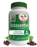 Health Thru Nutrition envase frontal astaxantina, información clara y confianza
