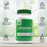 Envase abierto de Health Thru Nutrition con 90 cápsulas, visibilidad del producto