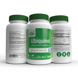 Health Thru Nutrition frasco abierto con softgels para visualizar cantidad útil