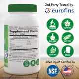 Health Thru Nutrition cápsula blanda Ubiquinol primer plano, absorción mejorada visible