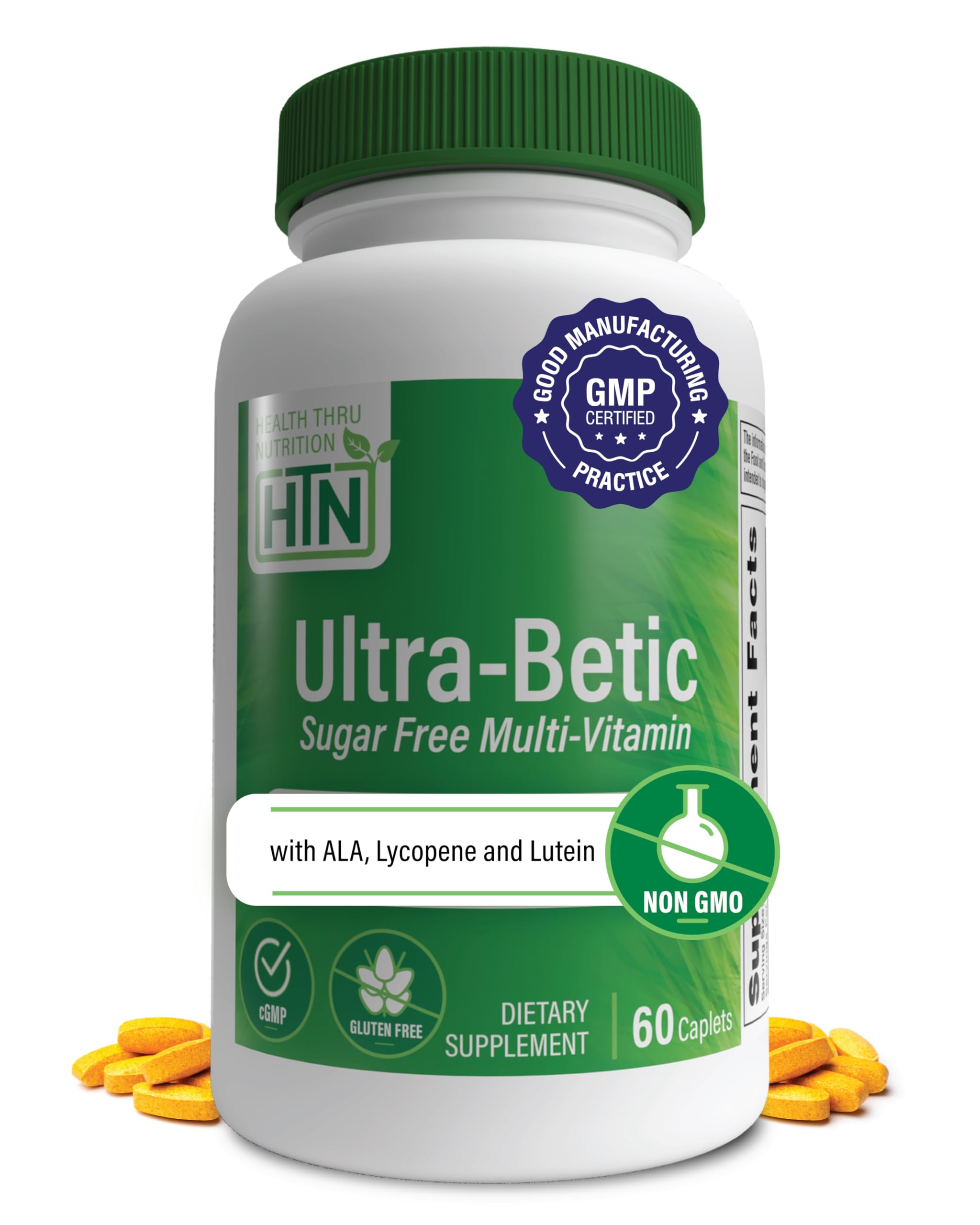 Health Thru Nutrition Ultra-Betic frente del empaque, presentación clara y confianza