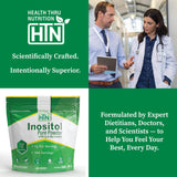 Health Thru Nutrition polvo incorporado en batido saludablemente en cocina casera