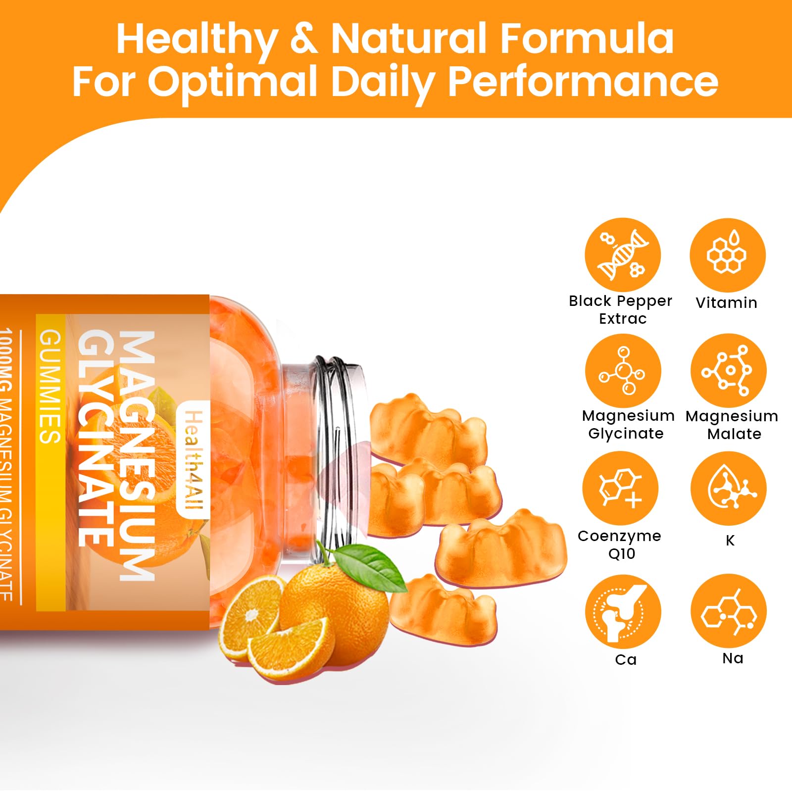 Health4All gominola primer plano detalle textura masticable y apetecible