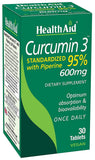 HealthAid Curcumin Complex imagen frontal del envase, claridad y confianza