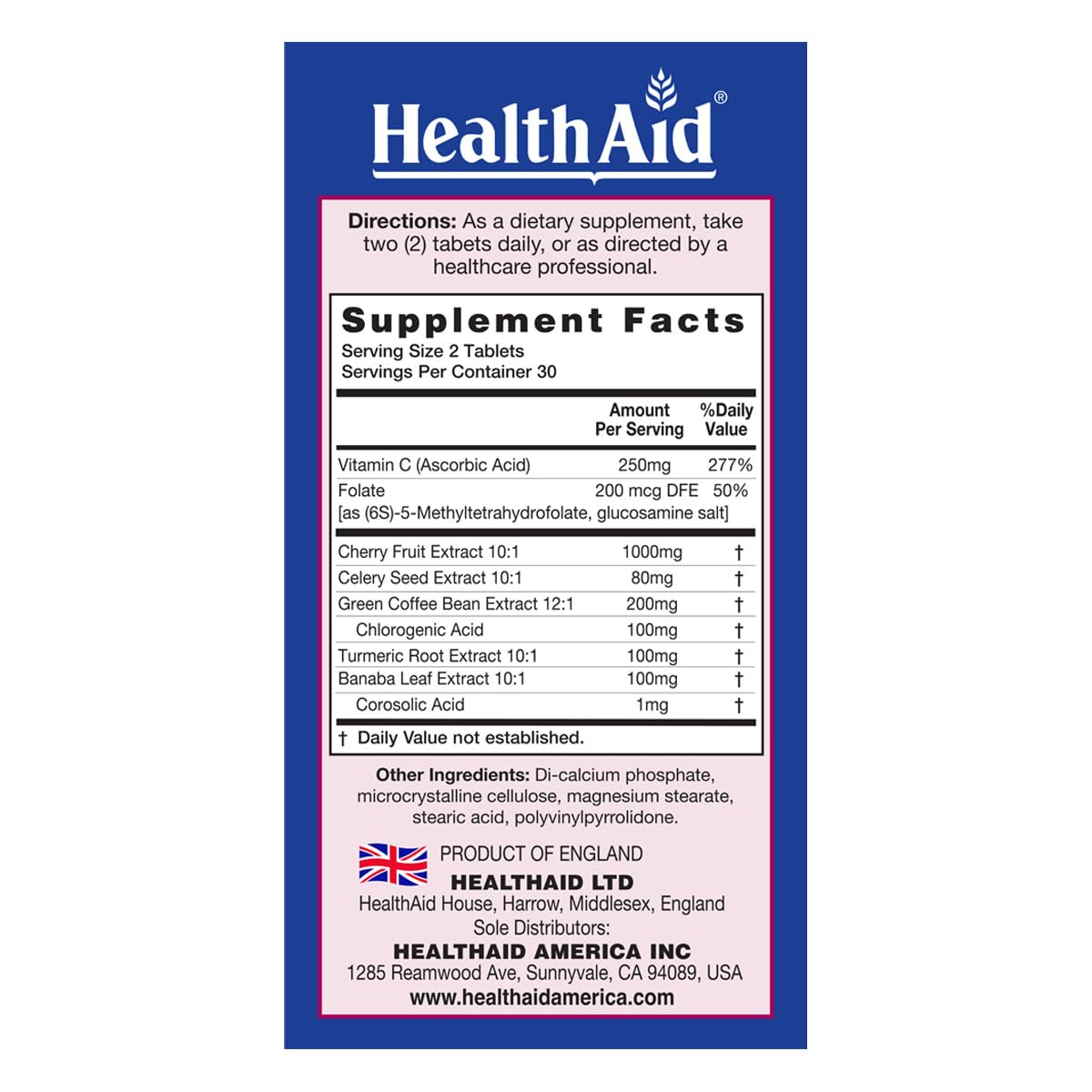 HealthAid Uriprinol tabletas en primer plano destacando textura y pureza