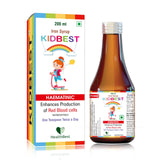 HealthBest frasco frente mostrando etiqueta clara y beneficios