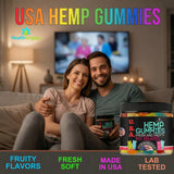 Healthergize primer plano textura de gomita, masticable y suave