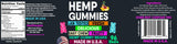 Healthergize escena de estilo de vida relajado con gomitas en mesita de noche