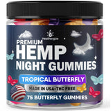 Healthergize envase frontal de gomitas frutales, aporta calma y sabor agradable