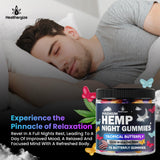 Detalle de textura de osito Healthergize, masticable y fácil de consumir para relax