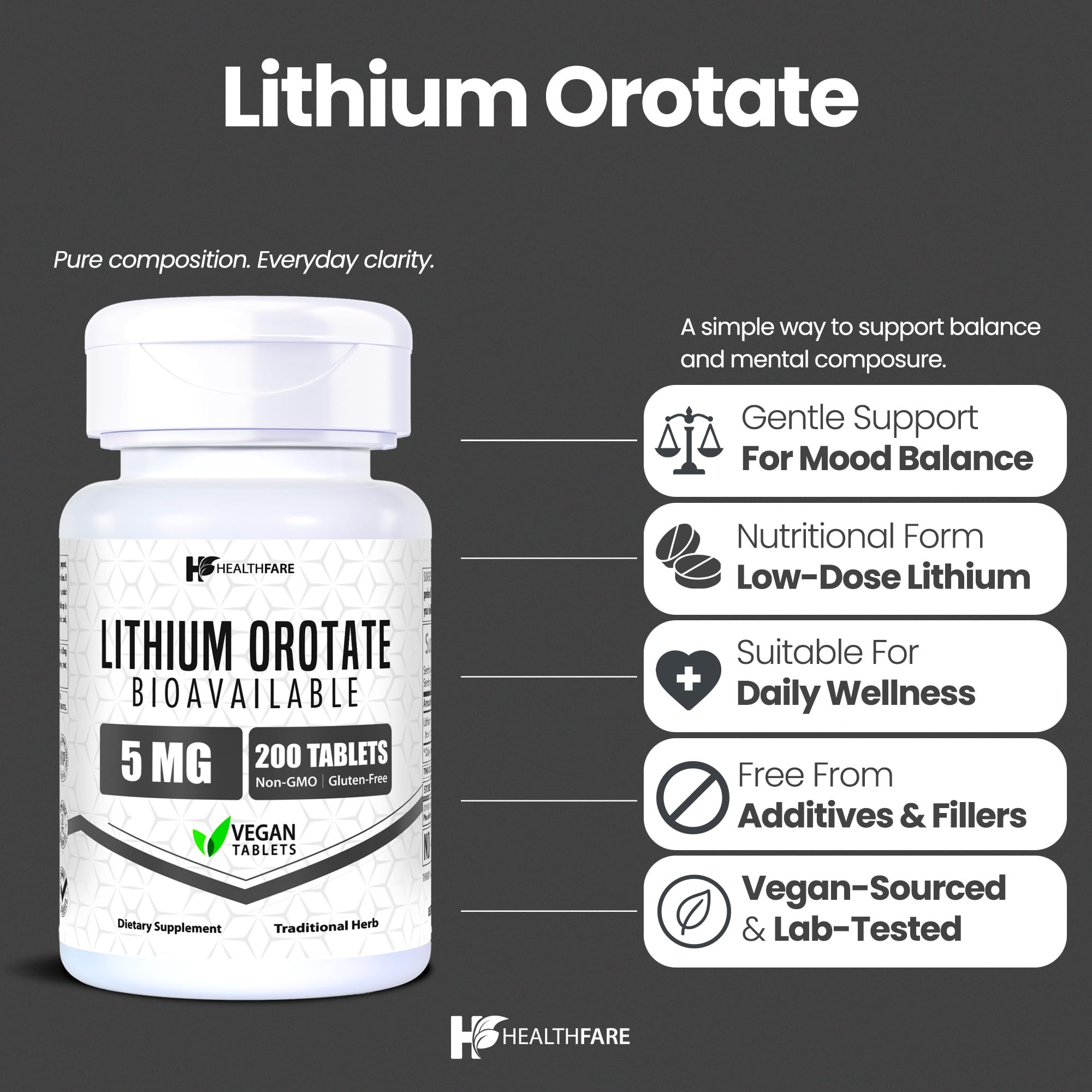 HealthFare primer plano de tabletas para dosificación precisa