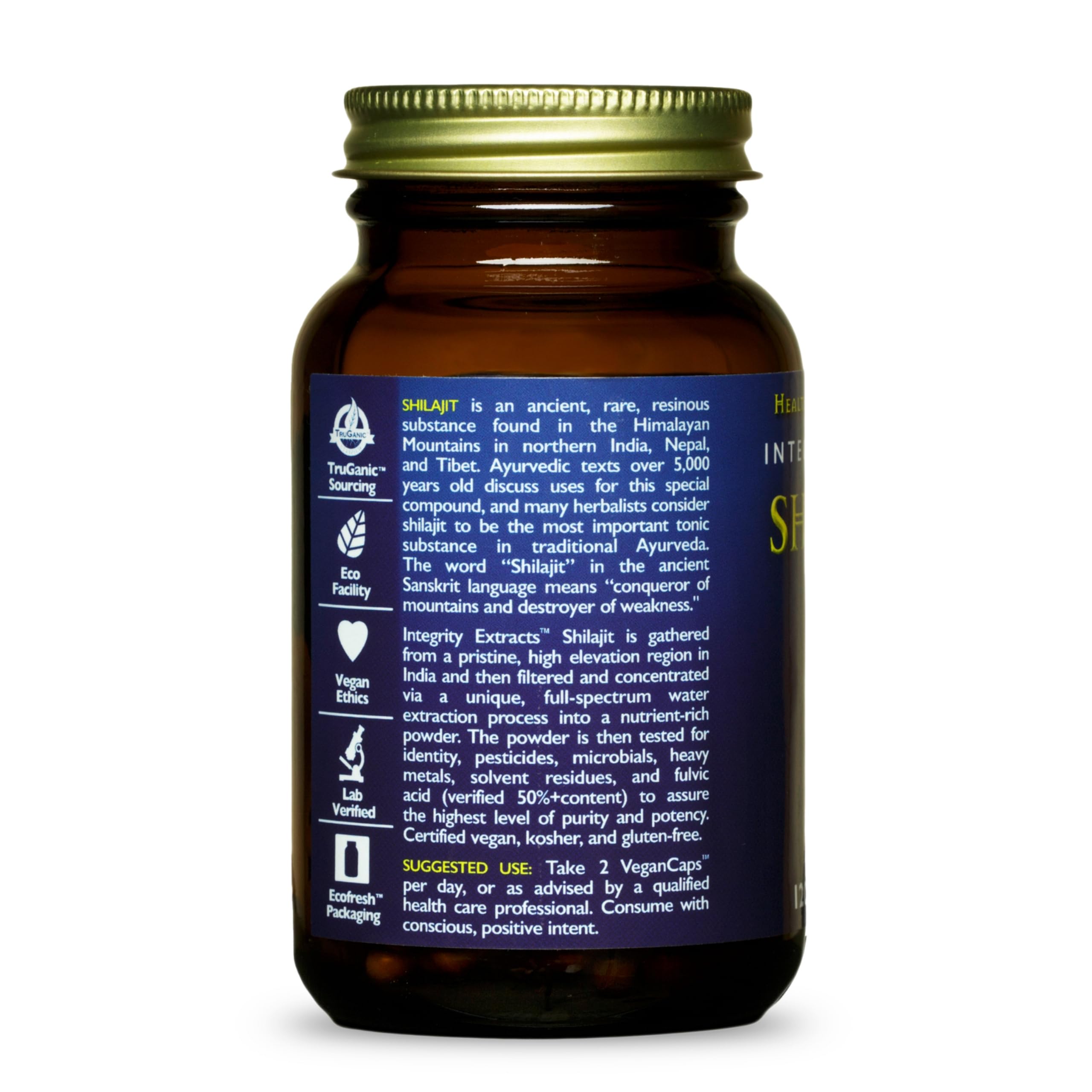 HealthForce SuperFoods textura de resina y minerales que ilustra concentración