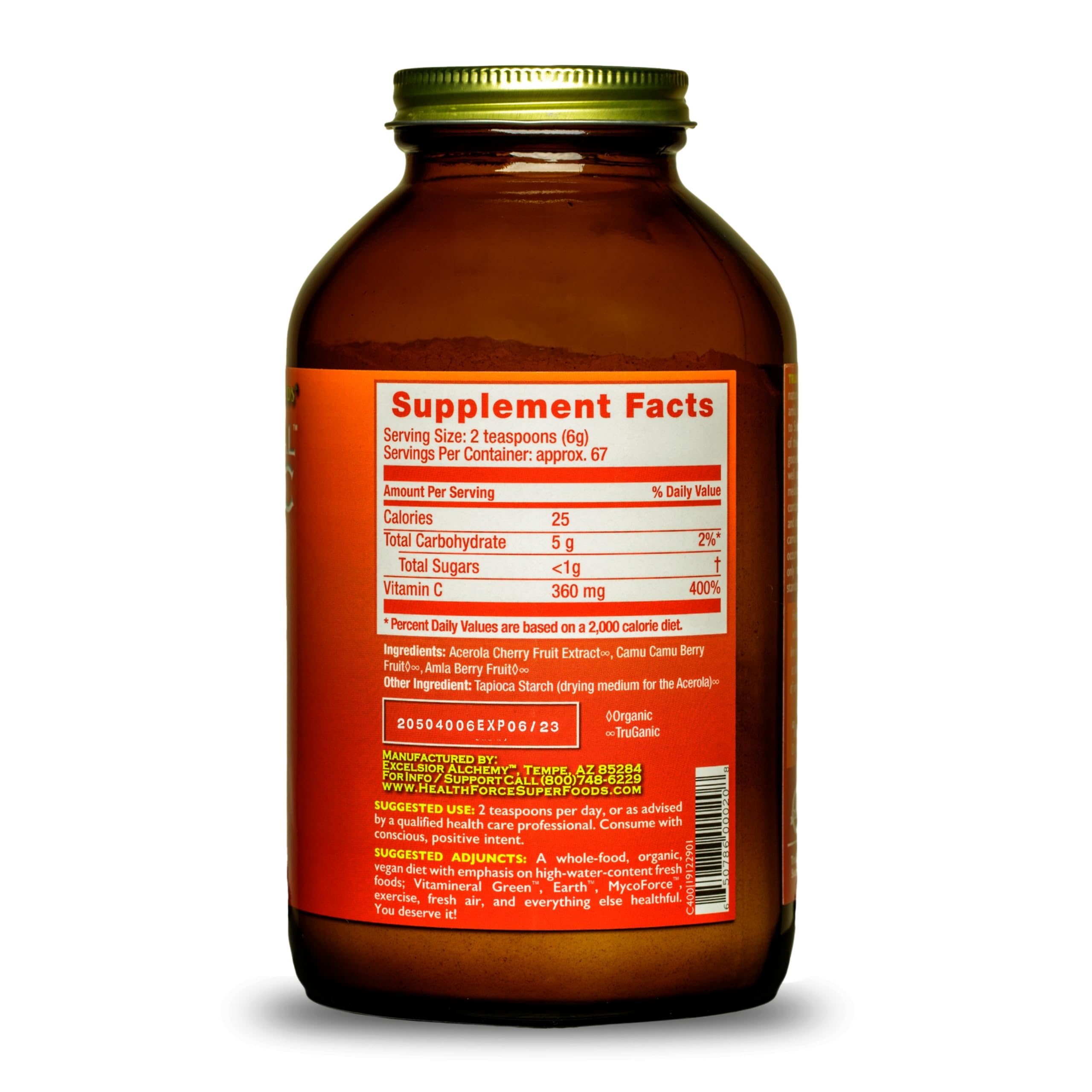 HEALTHFORCE SUPERFOODS cuchara con polvo para medición precisa y uso diario