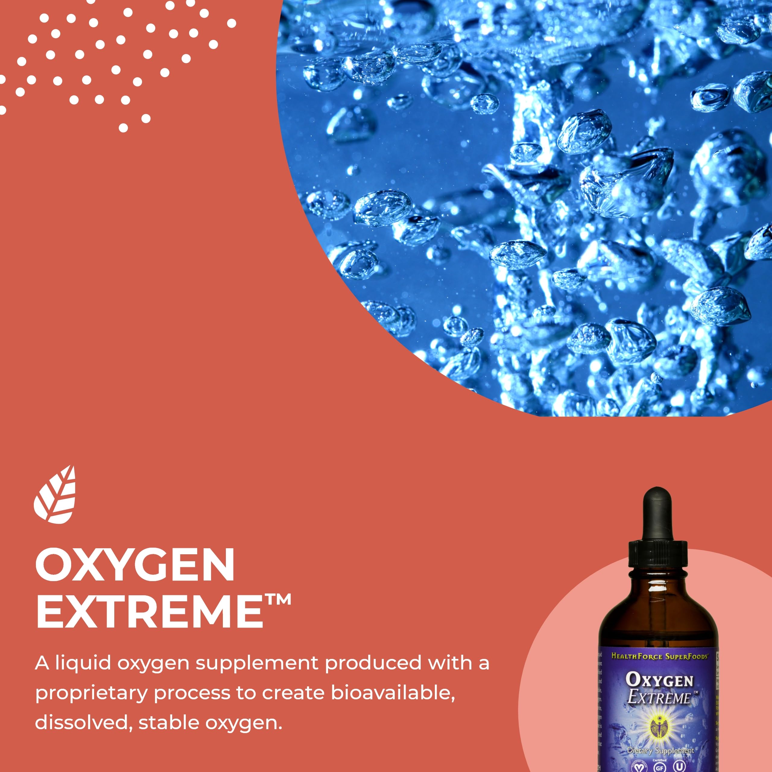 HealthForce SuperFoods etiqueta con certificaciones vegana y kosher reconocibles