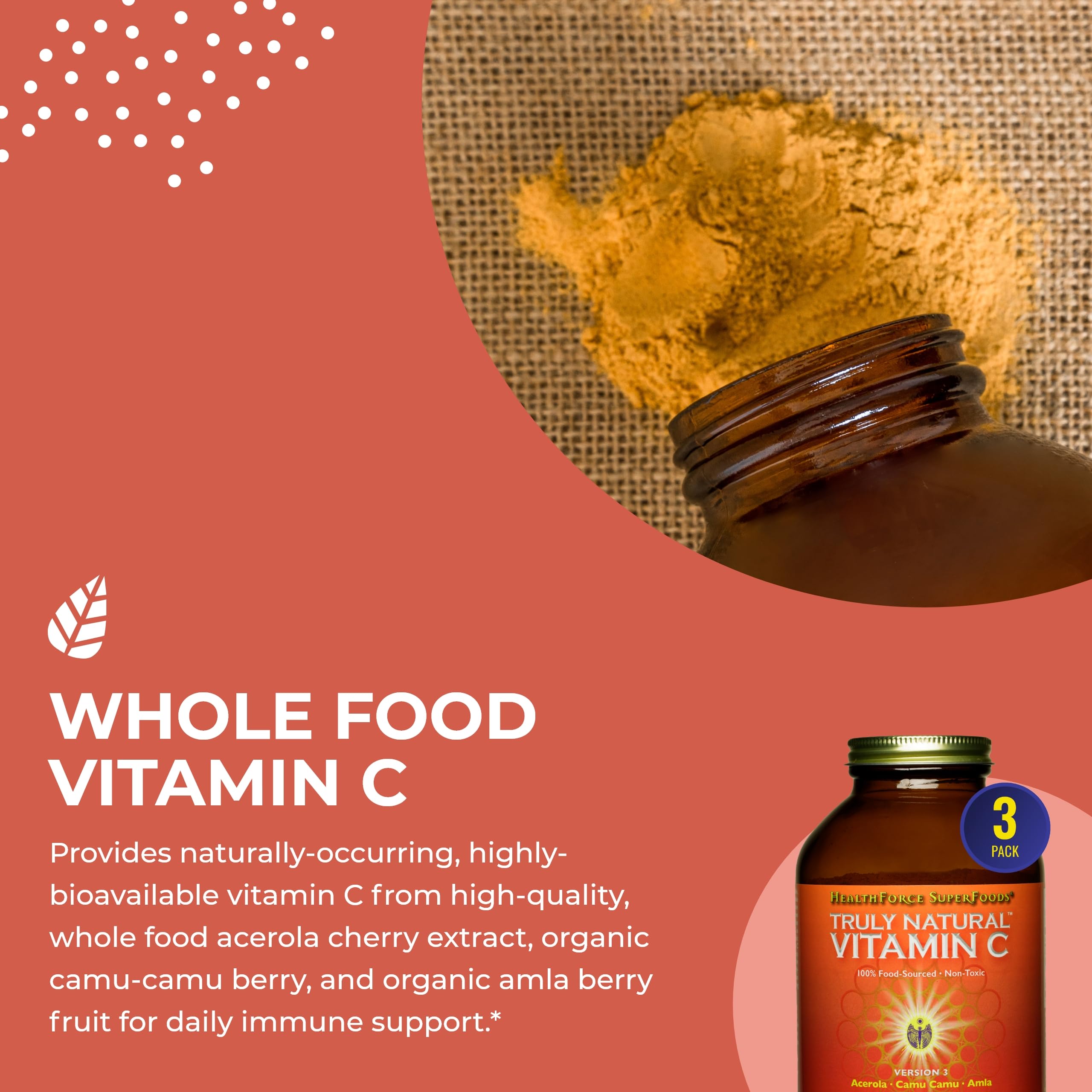 HEALTHFORCE SUPERFOODS polvo disuelto en agua mostrando rápida disolución